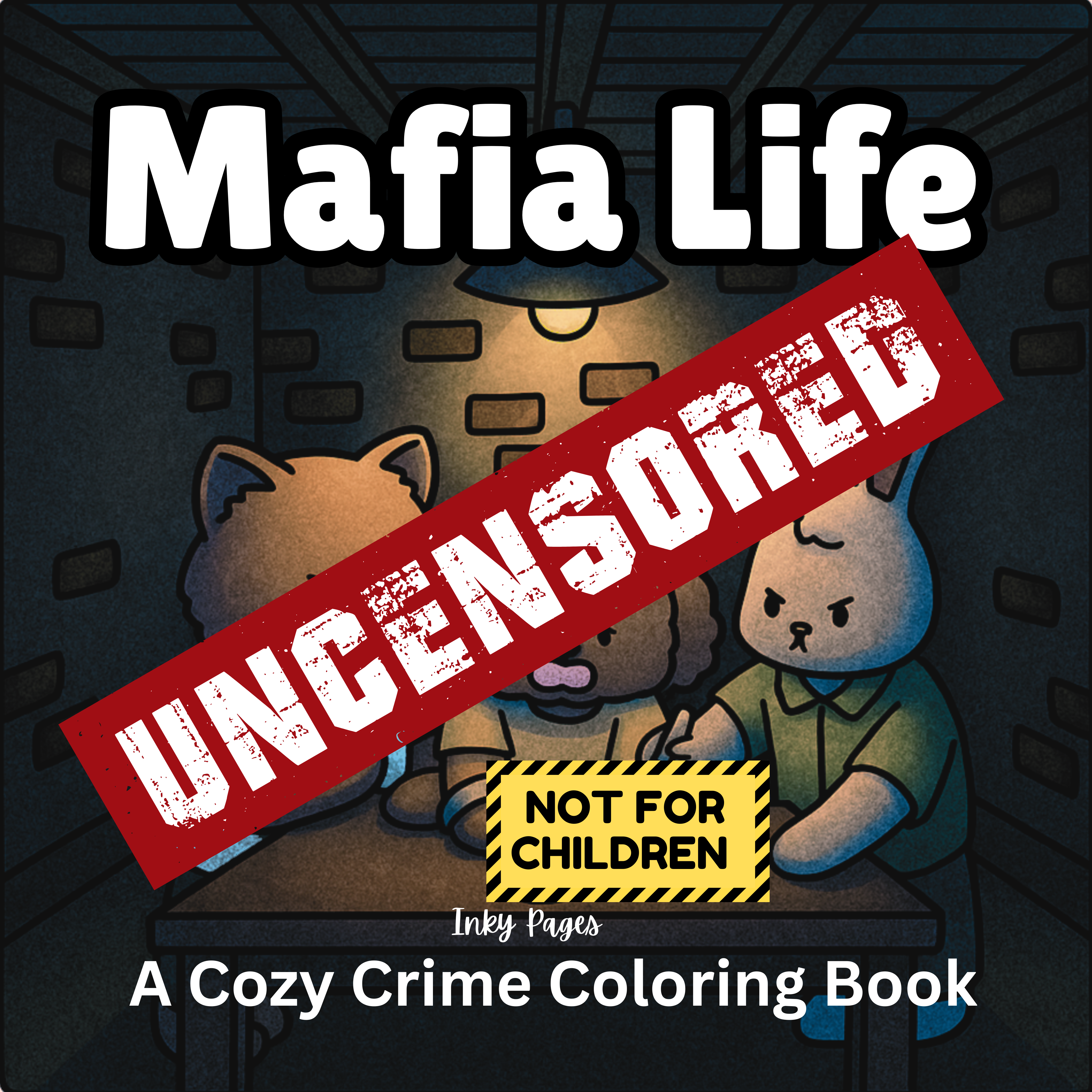 Mafia Life UNCENSORED Coloring Book