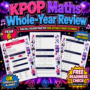 Year 6 Maths Whole-Year Review - Idol Academy (Digital PDF)