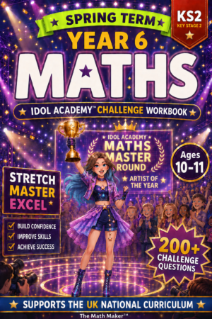 Year 6 Maths Workbook - Idol Academy Spring Term (Challenge Edition, Digital PDF)