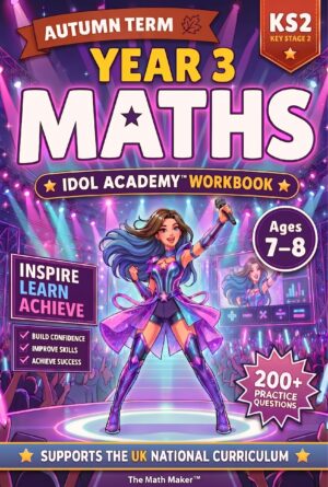 Year 3 Maths Workbook - Idol Academy Autumn Term (Digital PDF)