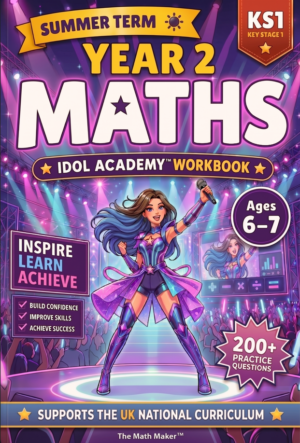 Year 2 Maths Workbook - Idol Academy Summer Term (Digital PDF)